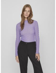 VILA - VIMESSA HIGH NECK L/S TOP