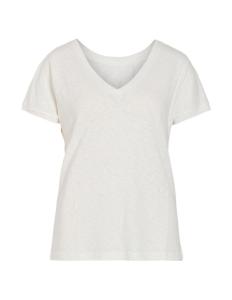 VILA - VIPURY REV V-NECK S/S TOP/SU/PB