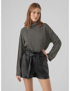 Vero Moda - VMFIONA LS ROLL NECK SHORT TOP VMA NOOS