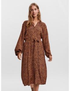 Vero Moda - VMTANIA LS CALF SHIRT DRESS WVN GA