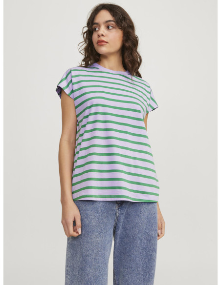 JJXX - JXASTRID STRIPE BOXY SL TEE JRS