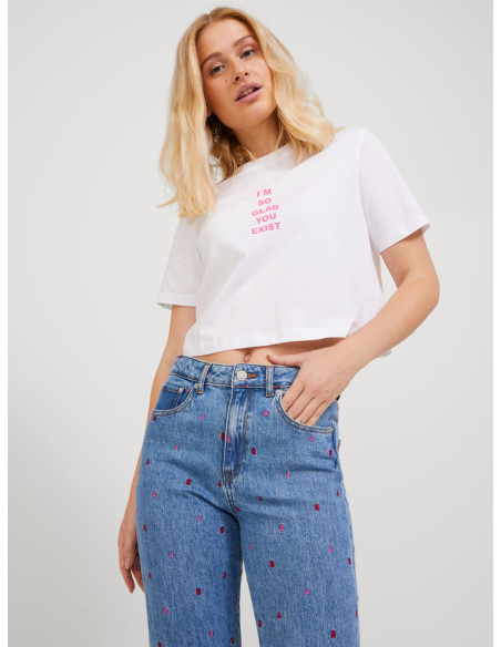 JJXX - JXVALENTINE REG CROP SS TEE JSR