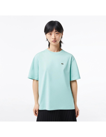 Lacoste - Women&#039;s Crew Neck Premium Cotton T-shirt