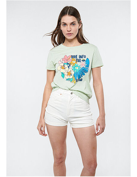 Mavi - FLOWER PRINTED T-SHIRT