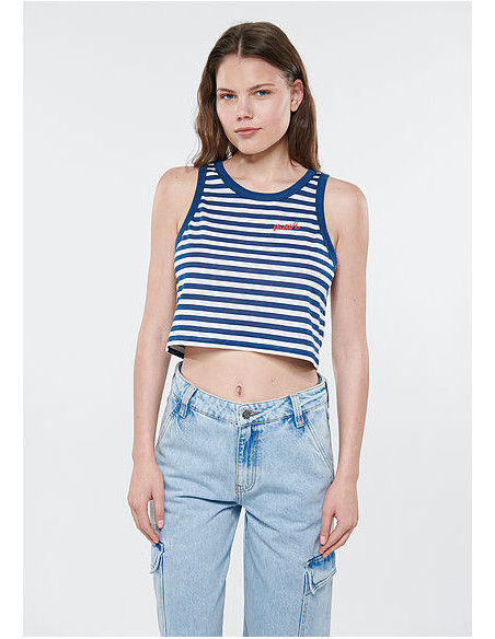 Mavi - SLEEVELES STRIPE TEE