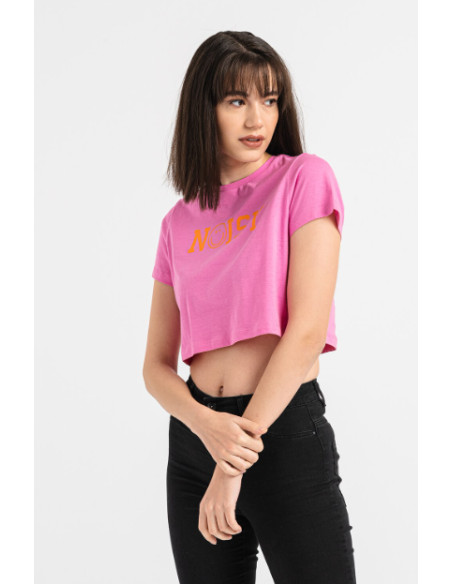 Noisy May -  NMFRAN CROPPED PRINTED T-SHIRT