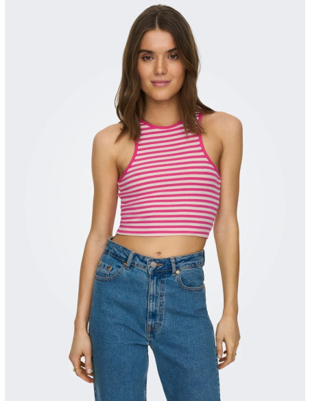 ONLY - ONLBELIA S/L CROP TOP BOX JRS