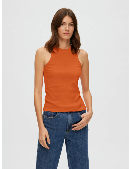 SELECTED FEMME - SLFANNA O-NECK TANK TOP NOOS