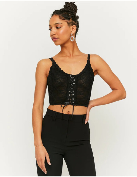 Tally Weijl - CORSET TOP WITH LACE