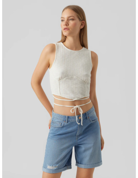 Vero Moda - VMCAMMA SL CROP TOP JRS