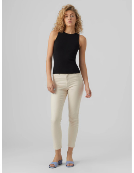 Vero Moda - VMNEWSOFI SL O-NECK TOP GA NOOS