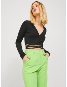 JJXX - JXFRANCES STR LS WRAP RIB TOP JRS