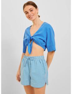 JJXX - JXTINE LINEN CROPPED SS TOP WVN