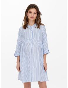 ONLY MATERNITY - OLMDITTE STRIPE 3/4 DRESS WVN