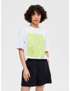 SELECTED FEMME - SLFTILA SS FOIL TEE