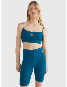 Tommy Jeans - TJW CROP RIB BADGE  DOUBLE STRAP