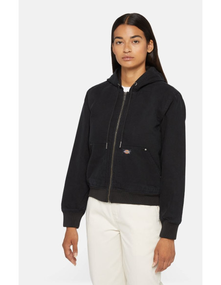 Dickies - DICKIES DUCK CANVAS SHERPA LINED W STONE WASHED BLACK