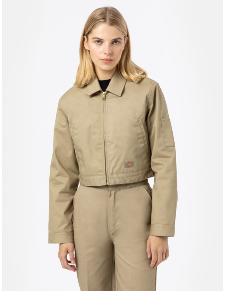 Dickies - LINED EISNHOWR CROP W REC KHAKI