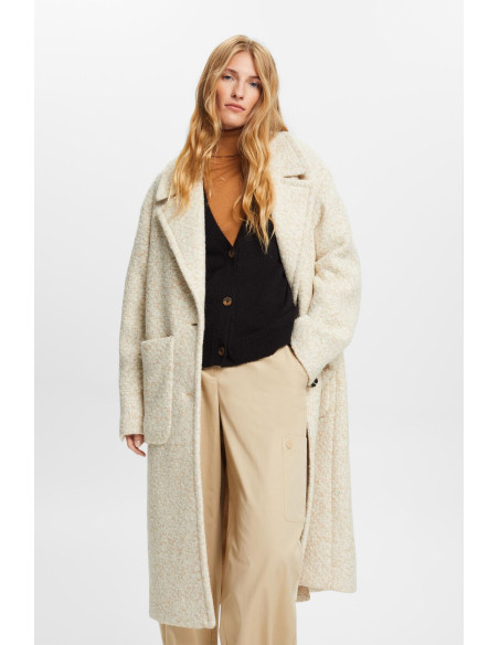 ESPRIT - Curly Wool-Blend Coat