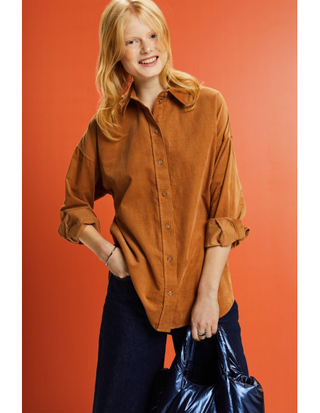 ESPRIT - Oversize Corduroy Shirt Blouse