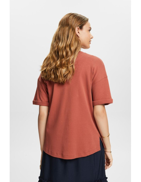 ESPRIT - Oversized t-shirt with a patch pocket