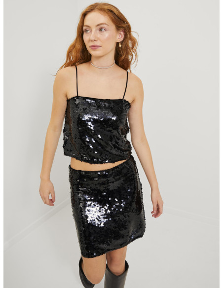 JJXX - JXAVA SEQUIN SHORT SKIRT WVN