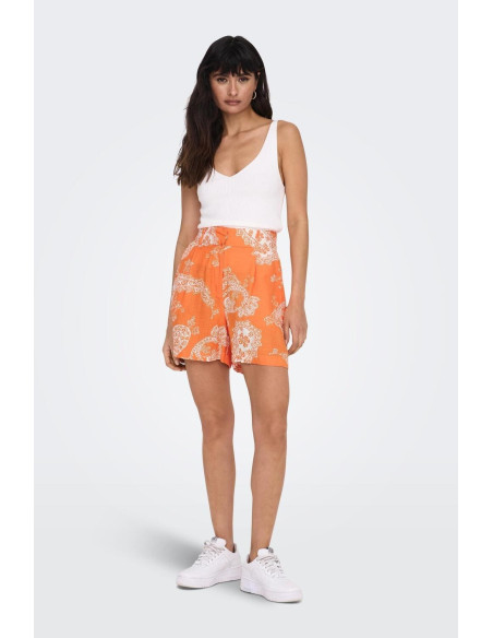 ONLY - ONLBELLA LINEN HW TAILORED SHORTS PTM