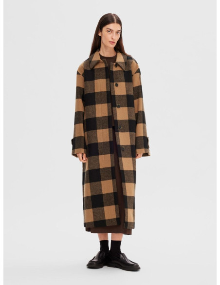 SELECTED FEMME - SLFEVANA LONG WOOL COAT