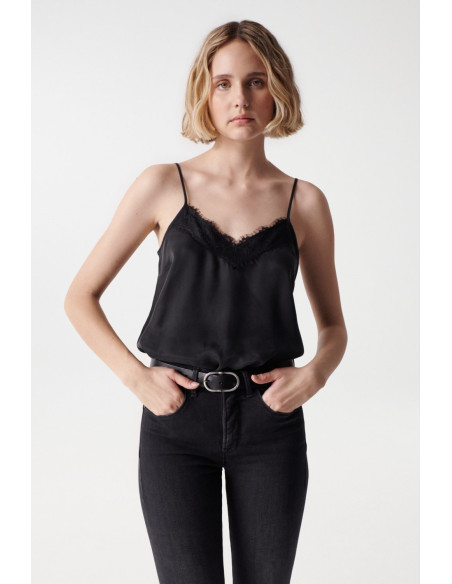 Salsa Jeans - TOP WITH LACE