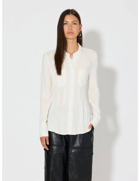 Somethingnew by Vero Moda - SNNADIA LS TIE SHIRT - WST