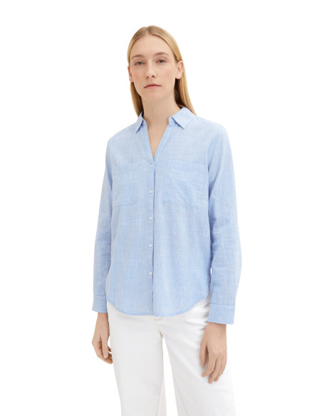 Tom Tailor - Blouse With Slub Structure