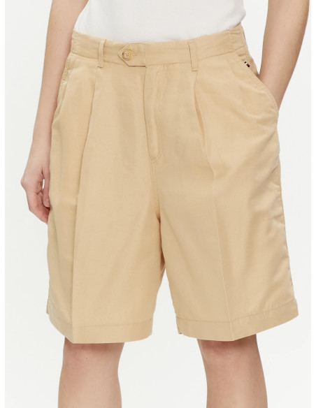 Tommy Hilfiger - COTTON LINEN BERMUDA SHORT