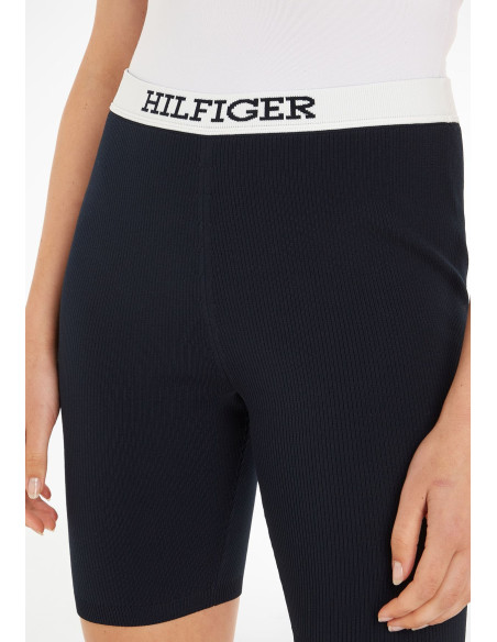 Tommy Hilfiger - RW FITTED SWEATER HILFIGER SHORT