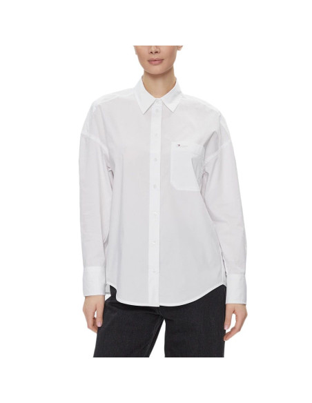 Tommy Jeans - TJW OVS COTTON SHIRT EXT