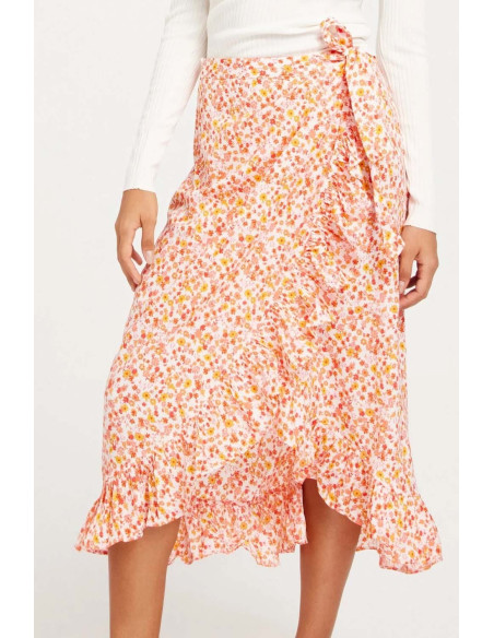 Vero Moda - VMEMMA HENNA H/W WRAP BLK SKIRT WVN GA