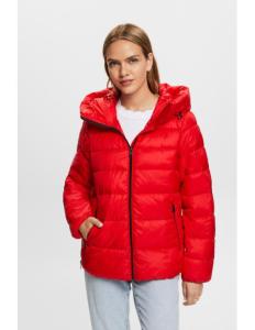 ESPRIT - Recycled: puffer jacket with a hood