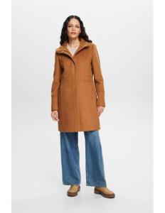 ESPRIT - Recycled: wool blend coat