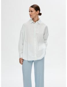 SELECTED FEMME - SLFDINA-SANNI LS STRIPED SHIRT NOOS