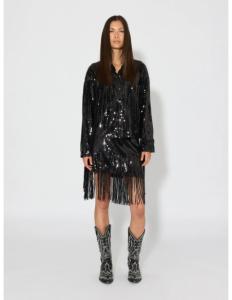 Somethingnew by Vero Moda - SNMIA HW FRINGE MINI SEQUIN SKIRT - WST