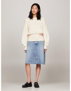 Tommy Hilfiger - DNM RW RELAXED SKIRT MIO WRN