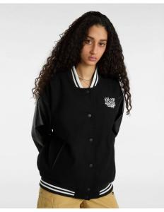 VANS - VARSITY CLUB BOMBER Black, Large