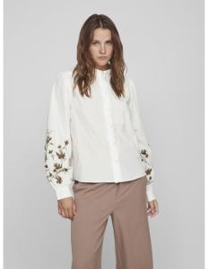 VILA - VICARIA LS EMBROIDERY SHIRT