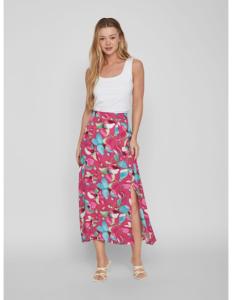 VILA - VIDICTE HALLY HW MID CALF SKIRT/SU