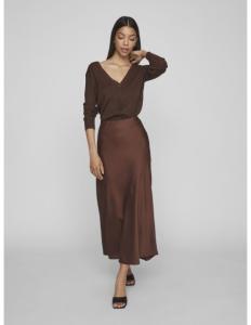 VILA - VIELLETTE HW LONG SKIRT/SU - NOOS