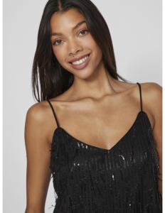 VILA - VISTARA SEQUIN STRAP TOP