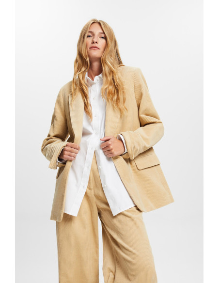 ESPRIT - Oversized corduroy blazer