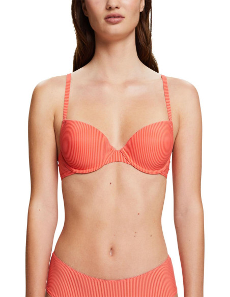 ESPRIT - Recycled: padded underwire bra made of microfibre