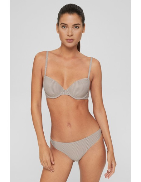 ESPRIT - Recycled: padded underwire bra made of microfibre