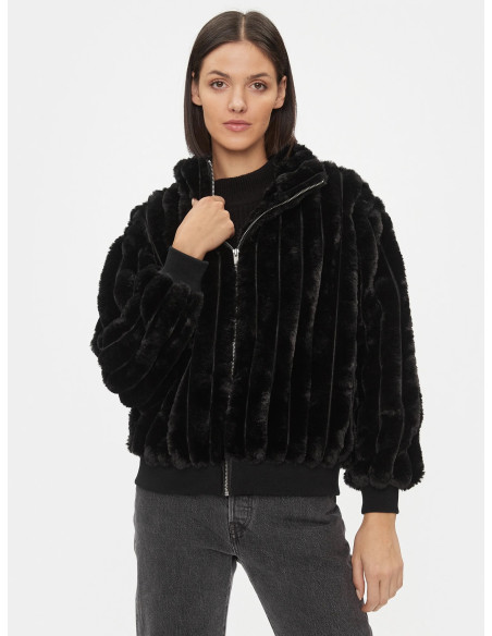 Noisy May - NMZENA L/S HIGH NECK FAUX FUR JACKET