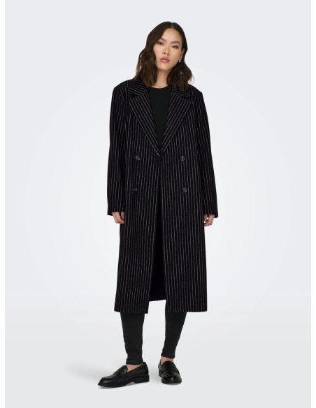 ONLY - ONLJOSIE PIN STRIPE WOOL COAT CC OTW